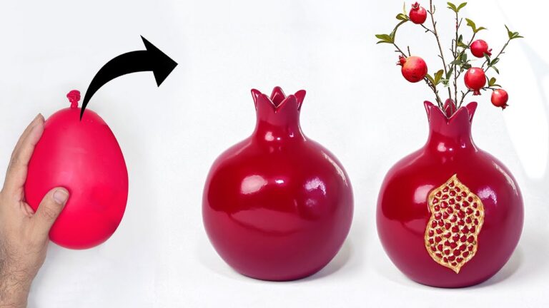 Increíble transformación… un simple vaso de cemento crea pura magia floral!