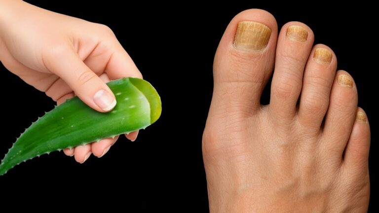 No vas a creerlo… estos hongos desaparecen con una receta ancestral de aloe vera!