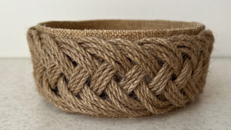 Nadie lo creerá… aprendí dos tipos de tejido haciendo estos cestos!