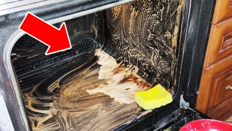 Cómo limpiar tu horno con bicarbonato y vinagre | Limpiar un horno extremadamente sucio