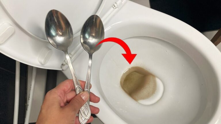 Toma 2 CUCHARADAS y las manchas de la taza del inodoro desaparecerán para siempre 💥