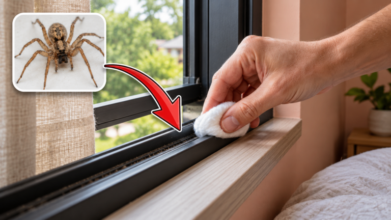 Un truco para disuadir a las arañas de instalarse en tu casa
