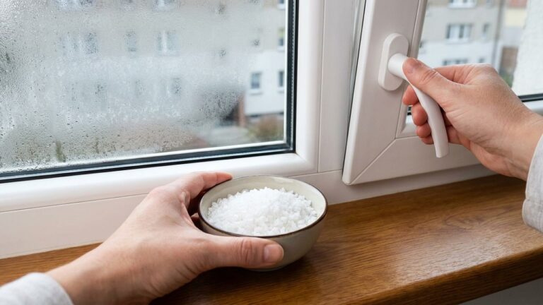 Pon este recipiente en el alféizar antes del invierno: adiós humedad y ventanas empañadas