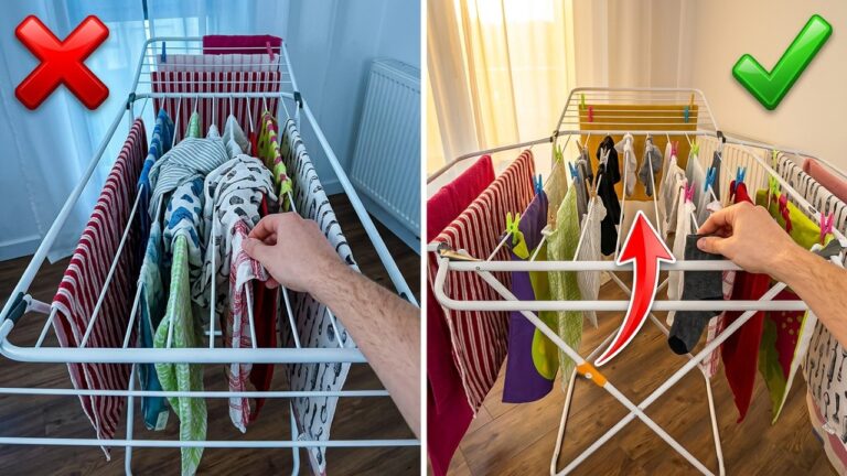 ¿La ropa tarda demasiado en secarse en otoño? ¡Este método japonés lo cambia todo!