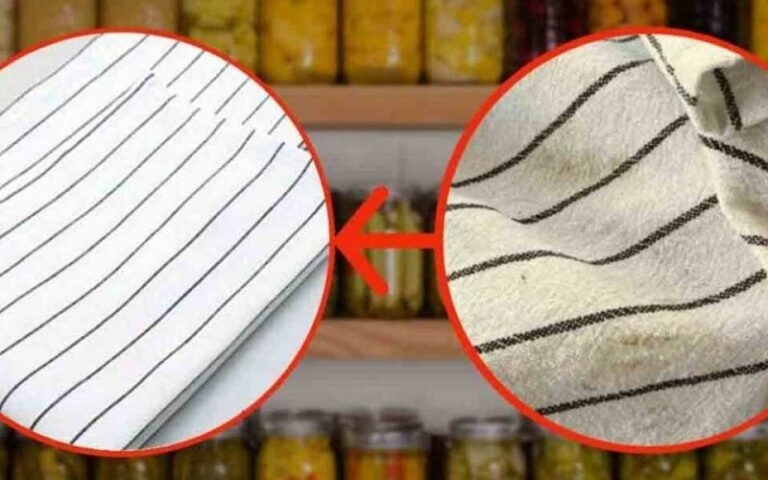El truco para blanquear los paños de cocina sin usar lejía